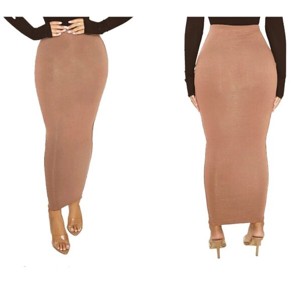 NAKED WARDROBE The Hourglass Midi Skirt Small NWT P224 - Picture 1 of 9